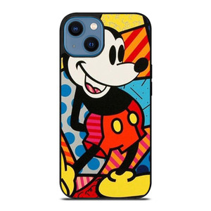 ROMERO BRITTO MICKEY MOUSE iPhone 14 Case Cover