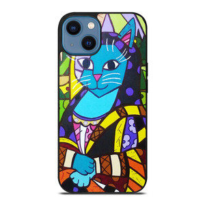ROMERO BRITTO MONALISA iPhone 14 Case Cover