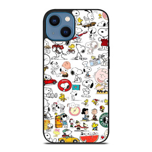 SNOOPY COFFEE THE PEANUTS iPhone 14 Case Cover