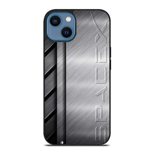 SPACE X LOGO METAL PLATE iPhone 14 Case Cover