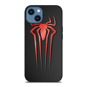 SPIDERMAN CARBON LOGO iPhone 14 Case Cover