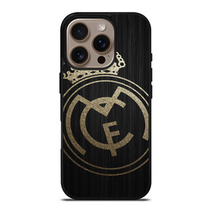GOLD REAL MADRID LOGO iPhone 16 Pro Case Cover