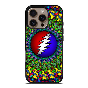 GRATEFUL DEAD DANCING BEARS LOGO iPhone 16 Pro Case Cover GRATEFUL DEAD DANCING BEARS LOGO iPhone 16 Pro Case Cover
