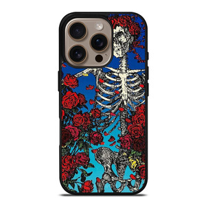 GRATEFUL DEAD SKULL AND ROSE iPhone 16 Pro Case Cover