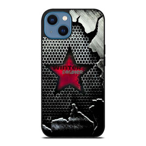 WINTER SOLDIER METAL LOGO AVENGERS iPhone 14 Case Cover