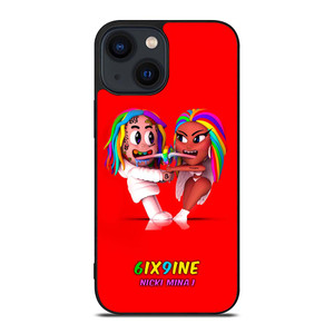 6IX9INE X NICKI MINAJ CARTOON iPhone 14 Plus Case Cover