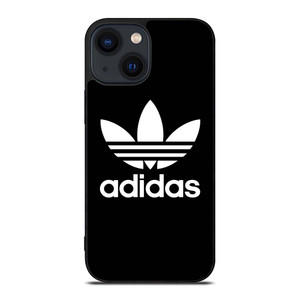 ADIDAS LOGO BLACK WHITE iPhone 14 Plus Case Cover