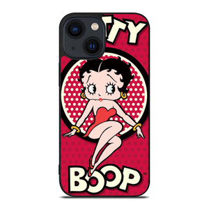 BETTY BOOP CARTOON POLKADOT iPhone 14 Plus Case Cover