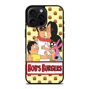 BOBS BURGERS CARTOON iPhone 16 Pro Max Case Cover BOBS BURGERS CARTOON iPhone 16 Pro Max Case Cover