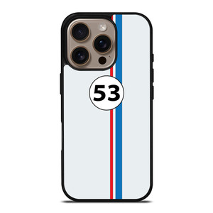 HERBIE 53 VOLKS WAGEN VW iPhone 16 Pro Case Cover HERBIE 53 VOLKS WAGEN VW iPhone 16 Pro Case Cover