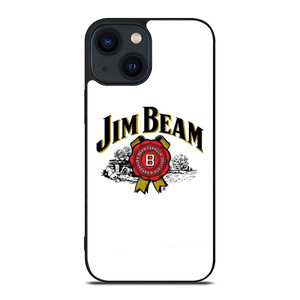 JIM BEAM WHISKEY LOGO WHITE iPhone 14 Plus Case Cover