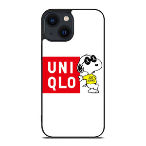 JOE KAWS UNIQLO LOGO iPhone 14 Plus Case Cover