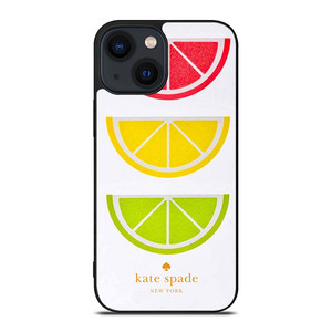KATE SPADE NEW YORK LOGO COLORFUL LEMON ICON iPhone 14 Plus Case Cover