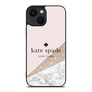 KATE SPADE NEW YORK LOGO SPARKLE MARBLE ICON iPhone 14 Plus Case Cover