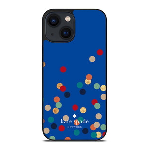 KATE SPADE NEW YORK LOGO SPARKLE POLKADOTS ICON iPhone 14 Plus Case Cover