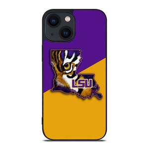 LSU TIGERS LOUISIANA STATE UNIVERSITY FOOTBALL ICON iPhone 14 Plus Case Cover