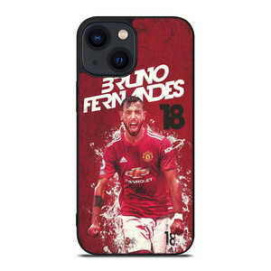 MANCHESTER UNITED BRUNO FERNANDES iPhone 14 Plus Case Cover