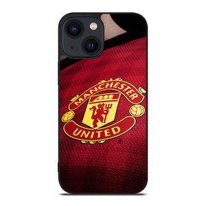 MANCHESTER UNITED LOGO JERSEY iPhone 14 Plus Case Cover