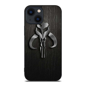 MANDALORIAN LEATHER LOGO iPhone 14 Plus Case Cover