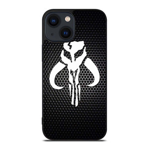 MANDALORIAN METAL CARBON LOGO iPhone 14 Plus Case Cover