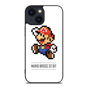 MARIO BROSS PIXEL 32 BIT iPhone 14 Plus Case Cover
