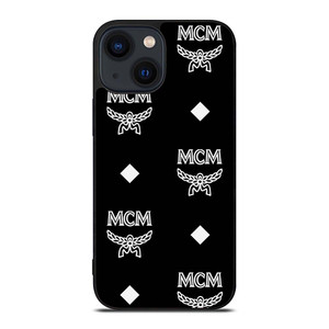 MCM WORLDWIDE LOGO BLACK iPhone 14 Plus Case Cover