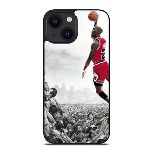 MICHAEL JORDAN AIR DUNK WALL iPhone 14 Plus Case Cover