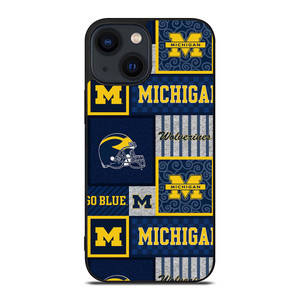 MICHIGAN WOLVERINES COLLAGE iPhone 14 Plus Case Cover