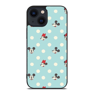 MICKEY AND MINNIE MOUSE DISNEY POLKADOTS iPhone 14 Plus Case Cover
