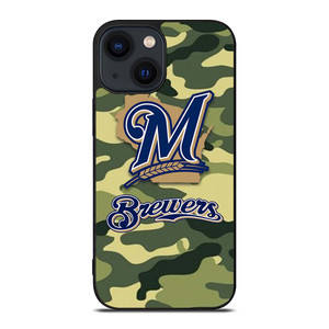 MILWAUKEE BREWERS CAMO LOGO iPhone 14 Plus Case Cover
