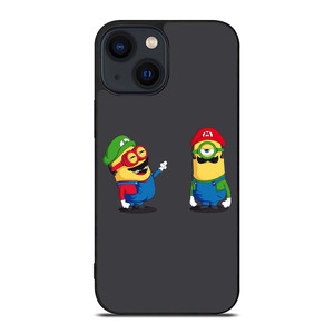 MINIONS MARIO AND LUIGI iPhone 14 Plus Case Cover