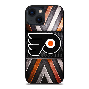 PHILADELPIA FLYERS METAL LOGO iPhone 14 Plus Case Cover