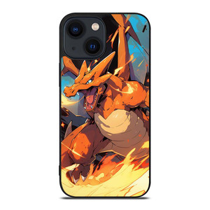 POKEMON CHARIZAR POCKET MONSTERS ART iPhone 14 Plus Case Cover