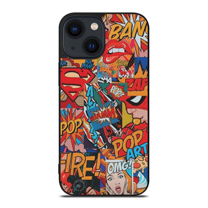 SUPERHERO DC MARVEL POP ART iPhone 14 Plus Case Cover