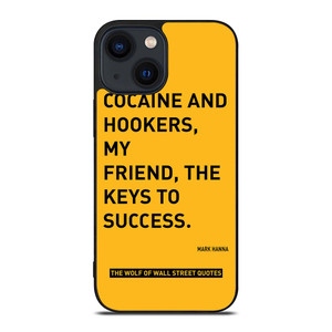 THE WOLF OF WALL STREET QUOTES iPhone 14 Plus Case Cover