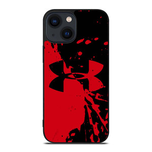 UNDER ARMOUR LOGO RED BLACK iPhone 14 Plus Case Cover