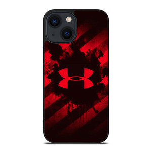 UNDER ARMOUR RED STRIPE LOGO iPhone 14 Plus Case Cover