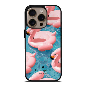 KATE SPADE NEW YORK LOGO BUOY FLAMENGO ICON iPhone 16 Pro Case Cover
