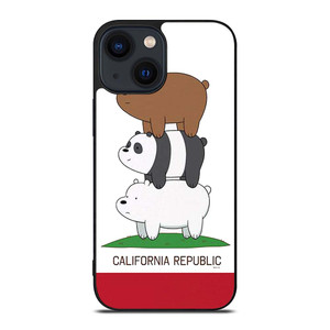 WE BARE BEARS CALIFORNIA REPUBLIC iPhone 14 Plus Case Cover