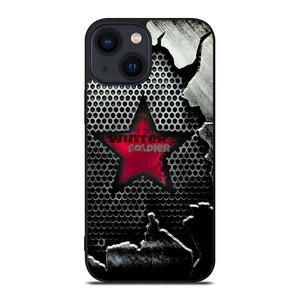 WINTER SOLDIER METAL LOGO AVENGERS iPhone 14 Plus Case Cover