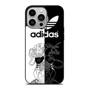 ADIDAS BLACK & WHITE iPhone 14 Pro Case Cover