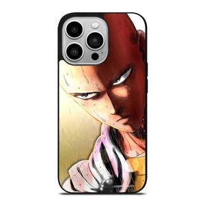 ANIME ONE PUNCH MAN SAITAMA FURIOUS iPhone 14 Pro Case Cover