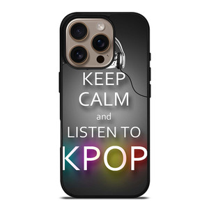 KEEP CALM AND LISTEN KPOP iPhone 16 Pro Case Cover KEEP CALM AND LISTEN KPOP iPhone 16 Pro Case Cover