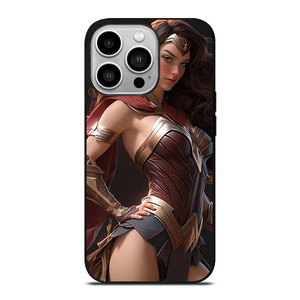 BEAUTIFUL WONDER WOMAN DC COMIC SUPERHERO iPhone 14 Pro Case Cover