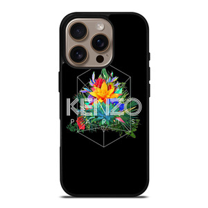 KENZO PARIS FLORAL iPhone 16 Pro Case Cover KENZO PARIS FLORAL iPhone 16 Pro Case Cover
