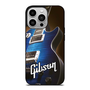 GIBSON GUITAR BLUE iPhone 14 Pro Case Cover