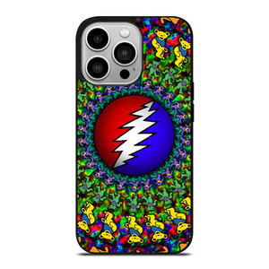 GRATEFUL DEAD DANCING BEARS LOGO iPhone 14 Pro Case Cover