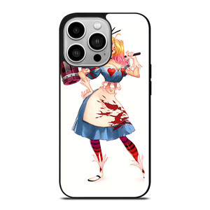 HARLEY QUINN ALICE IN WONDERLAND iPhone 14 Pro Case Cover