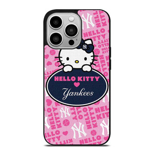 HELLO KITTY NEW YORK YANKEES iPhone 14 Pro Case Cover