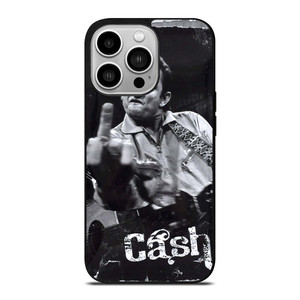 JOHNNY CASH MIDDLE FINGER iPhone 14 Pro Case Cover